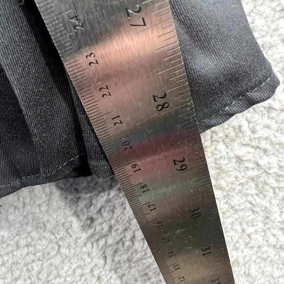 Units Womens Flare Skirt 3 Black 100% Polyester Pleated Midi Electric Waist - Picture 8 of 8